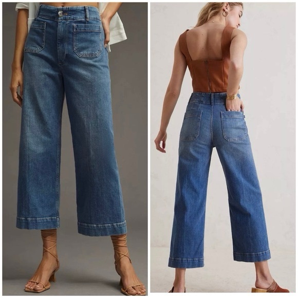 Pilcro Skipper wide leg Jeans - Picture 6 of 10